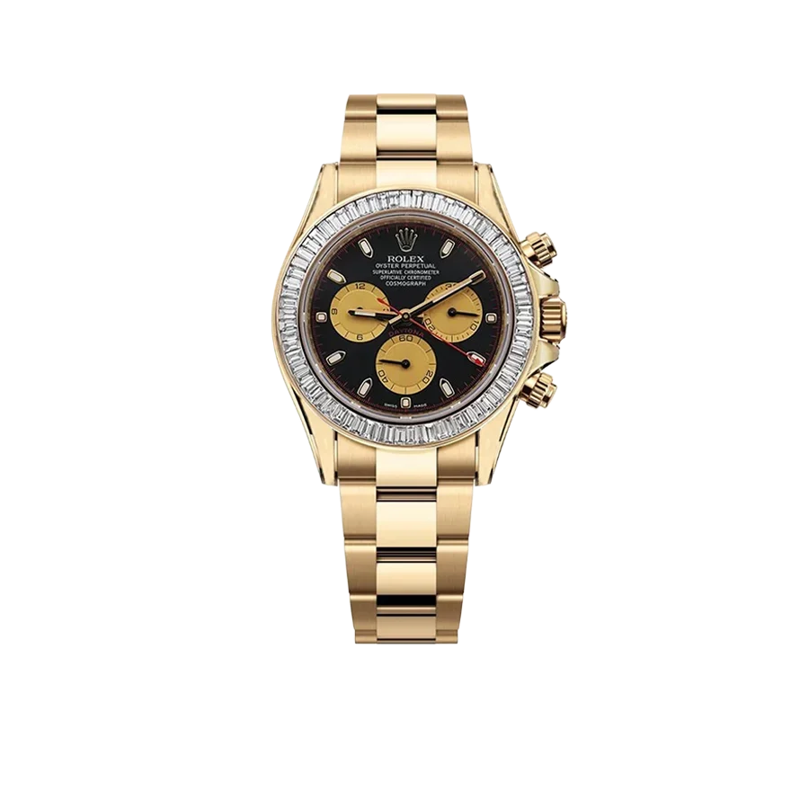 Daytona 116508 40mm 18ct Yellow Gold Black Dial Diamond